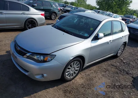 2008 Subaru Impreza 2.5I z USA, uszkodzony, nr VIN JF1GH61668H807140